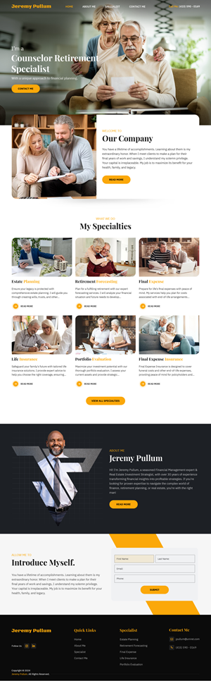 Web Design by sai.designer87 for Reformation Services, LLC | Design: #33887484