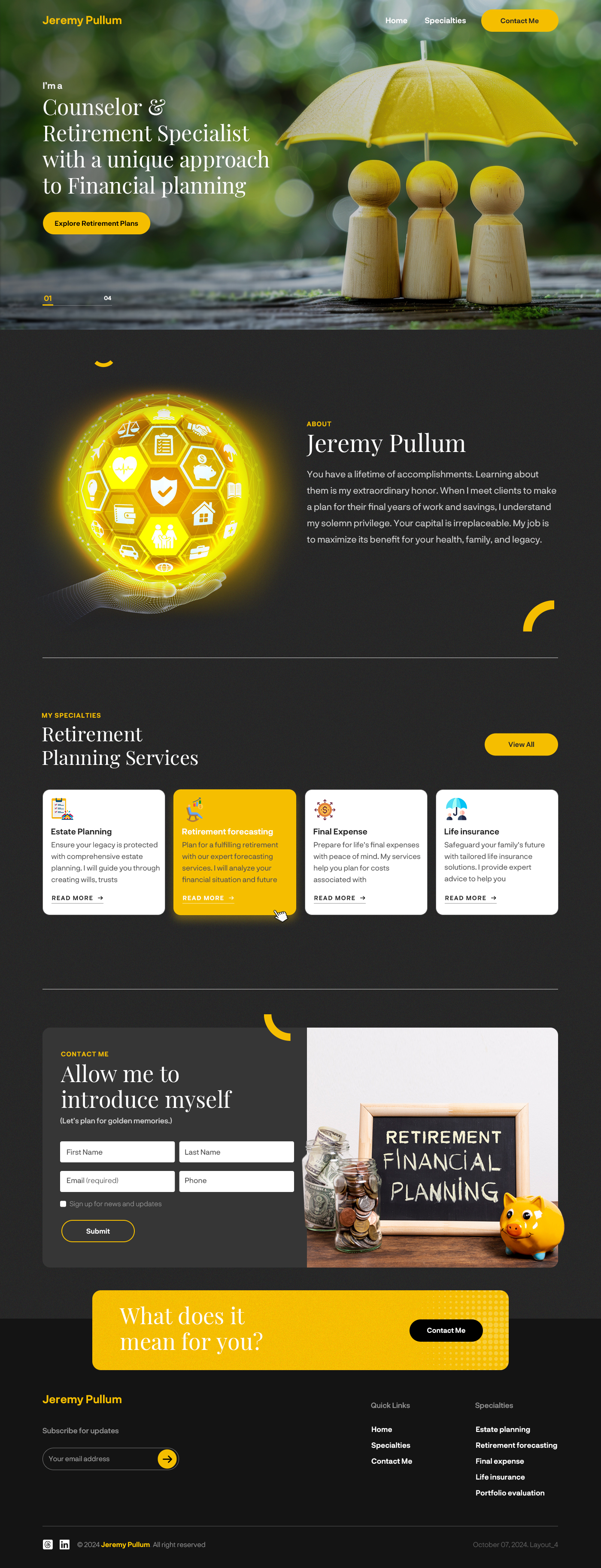 Web Design by sai.designer87 for Reformation Services, LLC | Design #33893053