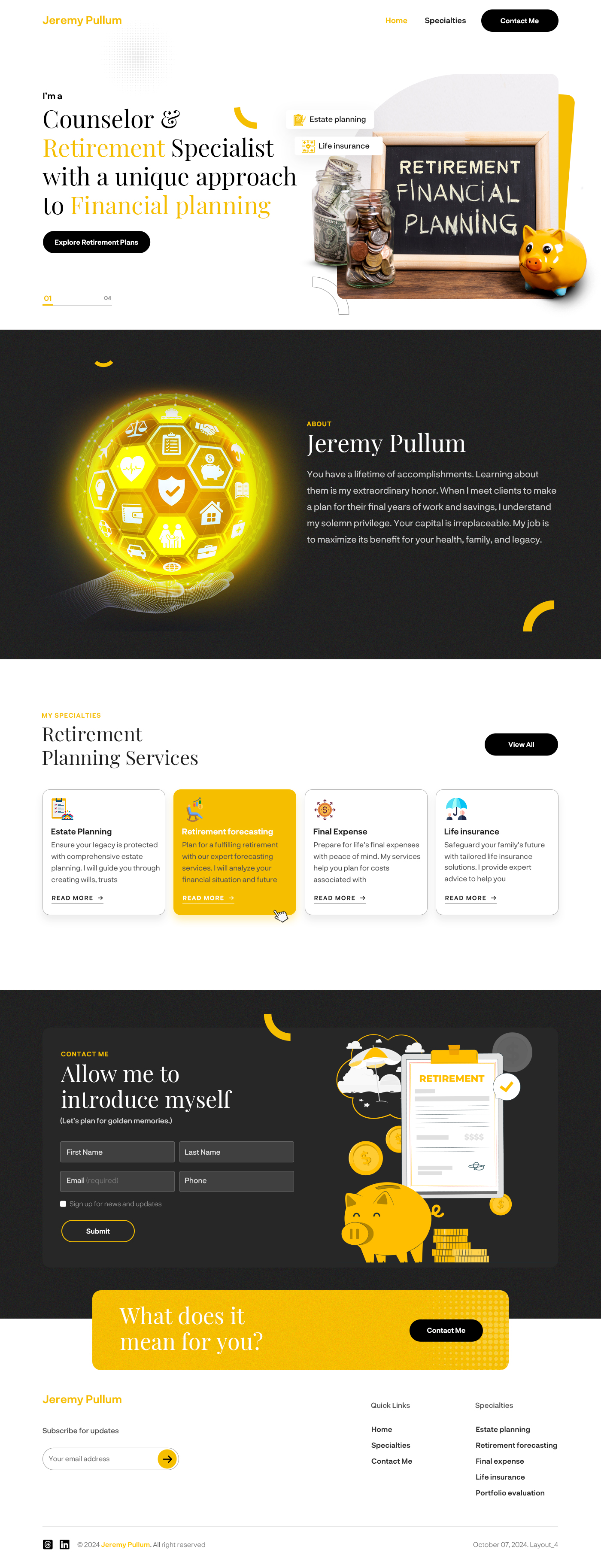 Web Design by sai.designer87 for Reformation Services, LLC | Design #33893054