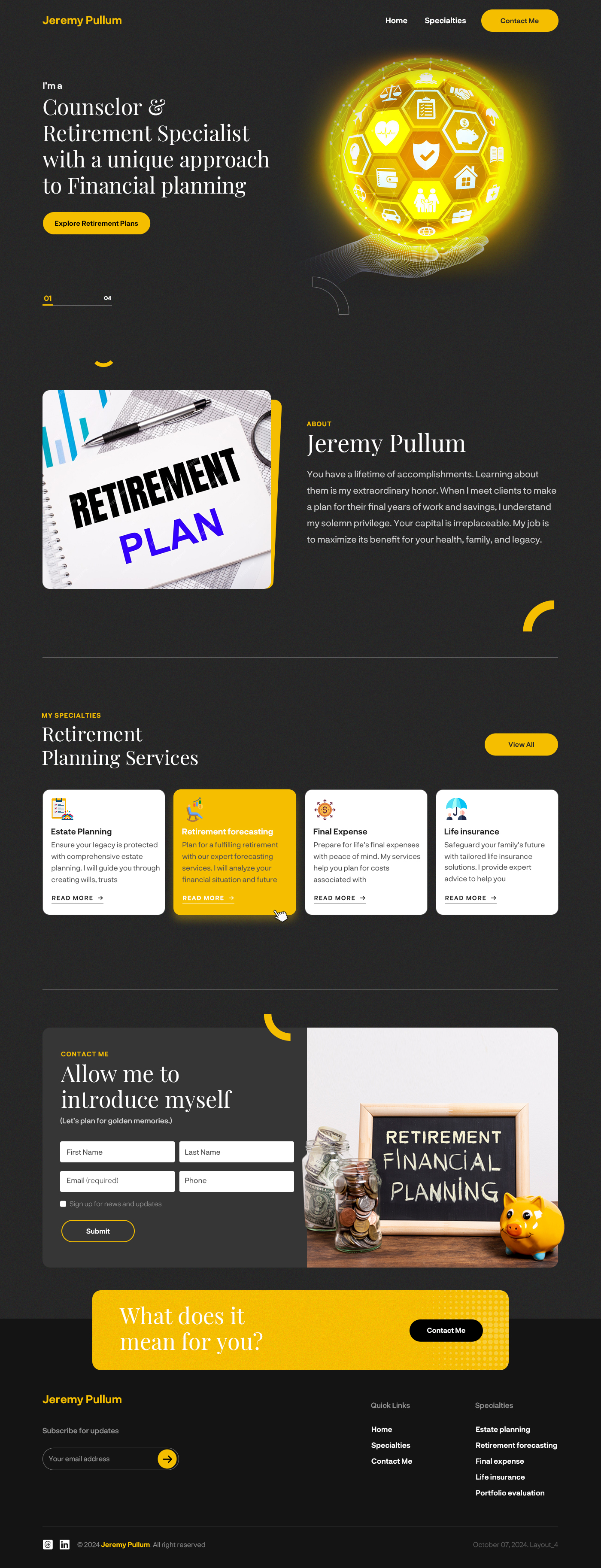 Web Design by sai.designer87 for Reformation Services, LLC | Design #33893055