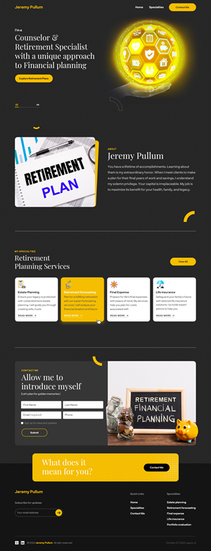 Web Design by sai.designer87 for Reformation Services, LLC | Design: #33893055