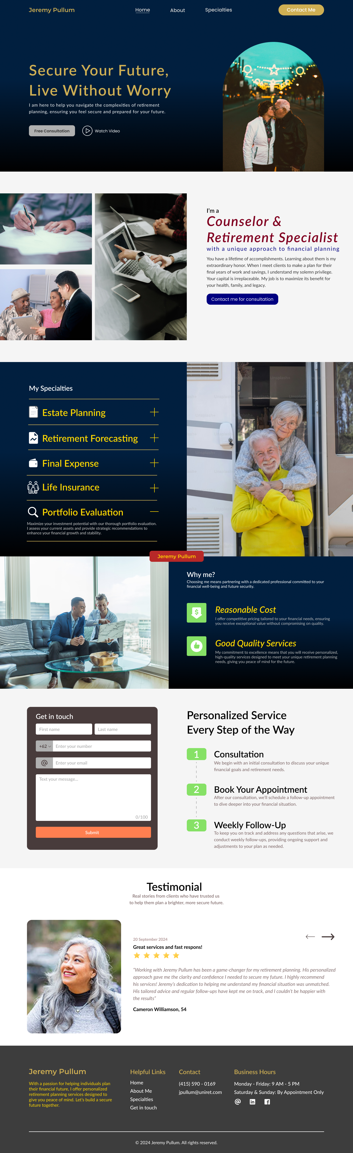 Web Design by Taufik H for Reformation Services, LLC | Design #33902256