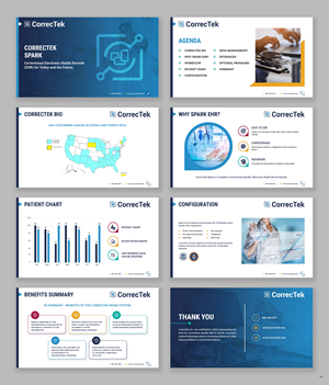 Diseño de PowerPoint por pb para CorrecTek, Inc. | Diseño: #33889072