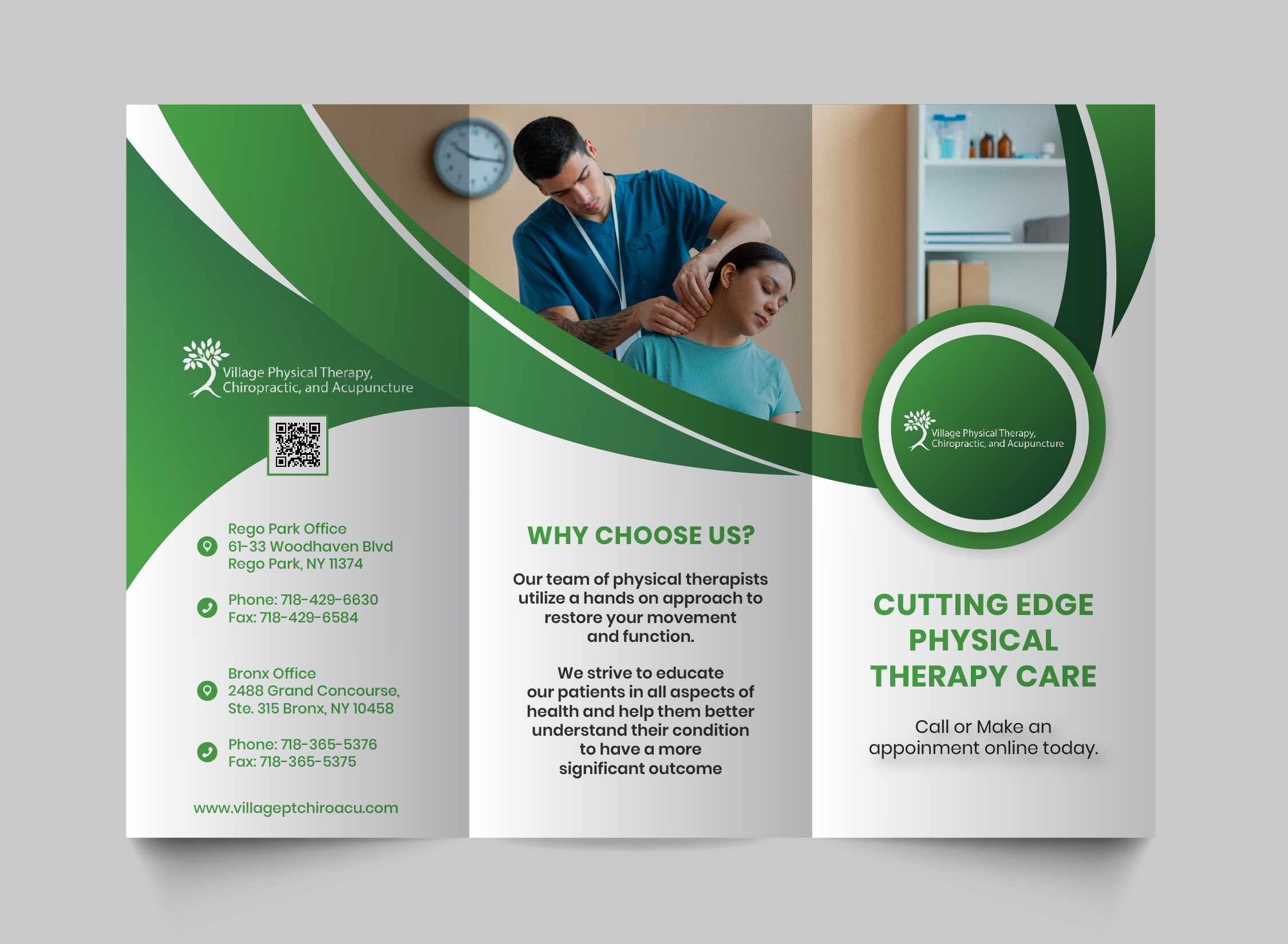 Flyer Design by kenrico for Village Chiropractic | Design #33883019
