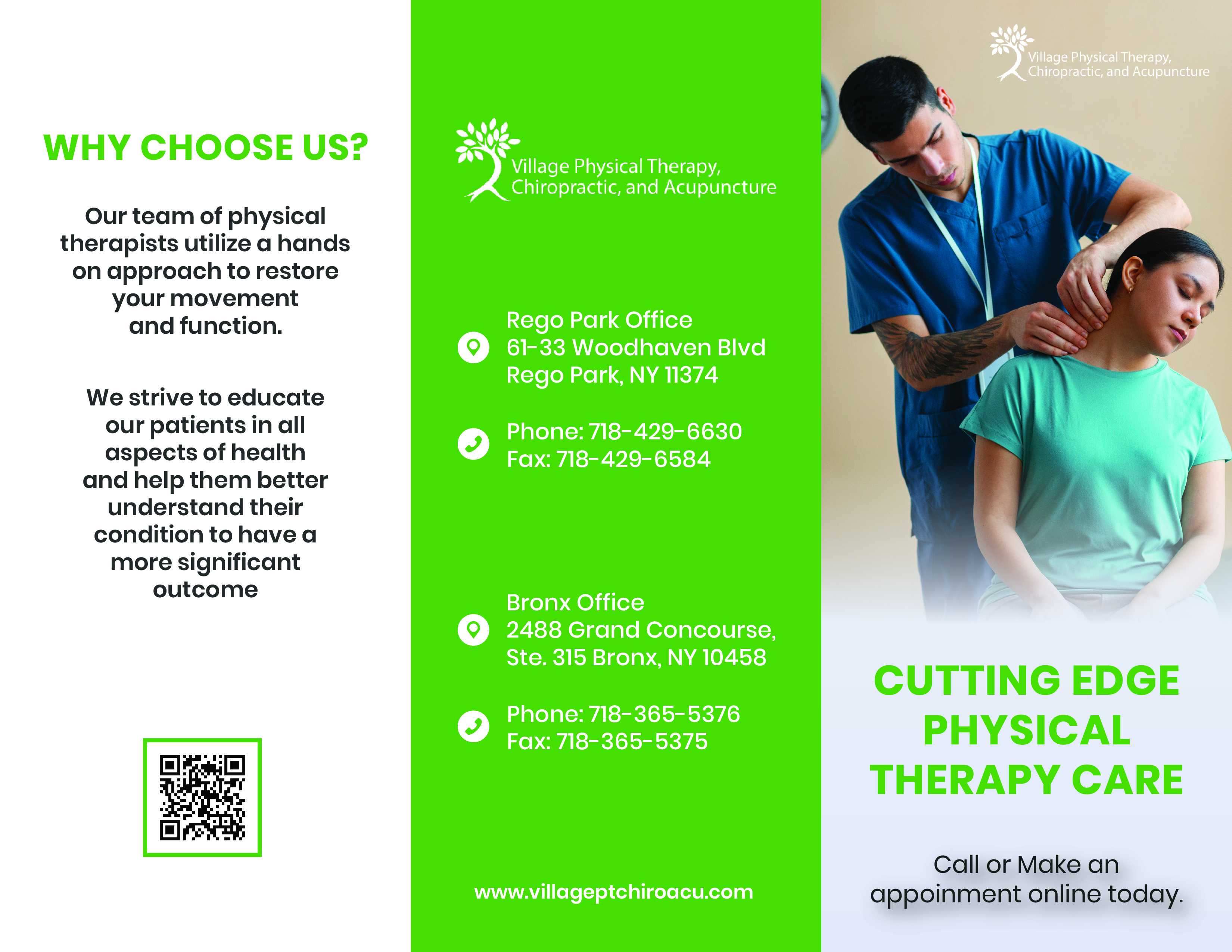 Flyer-Design von kenrico für Village Chiropractic | Design #33889341