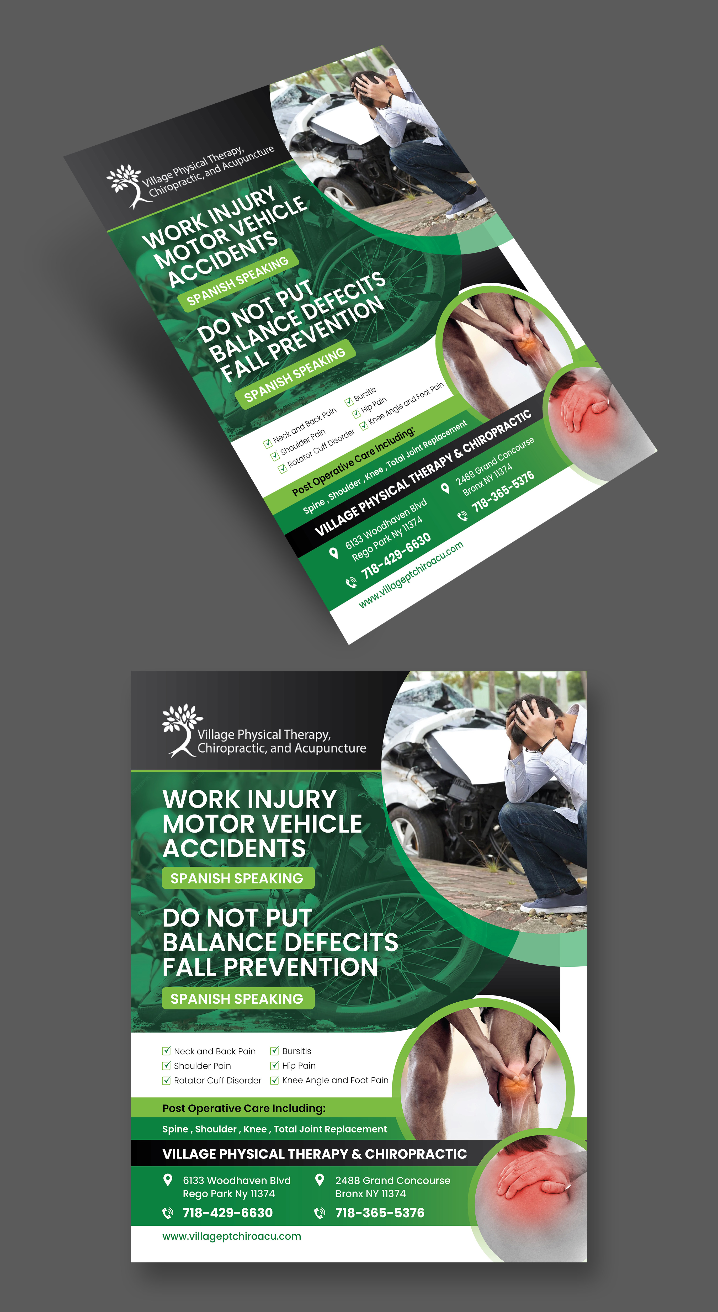 Design de Flyer par Impressive Designs pour Village Chiropractic | Design #33887214