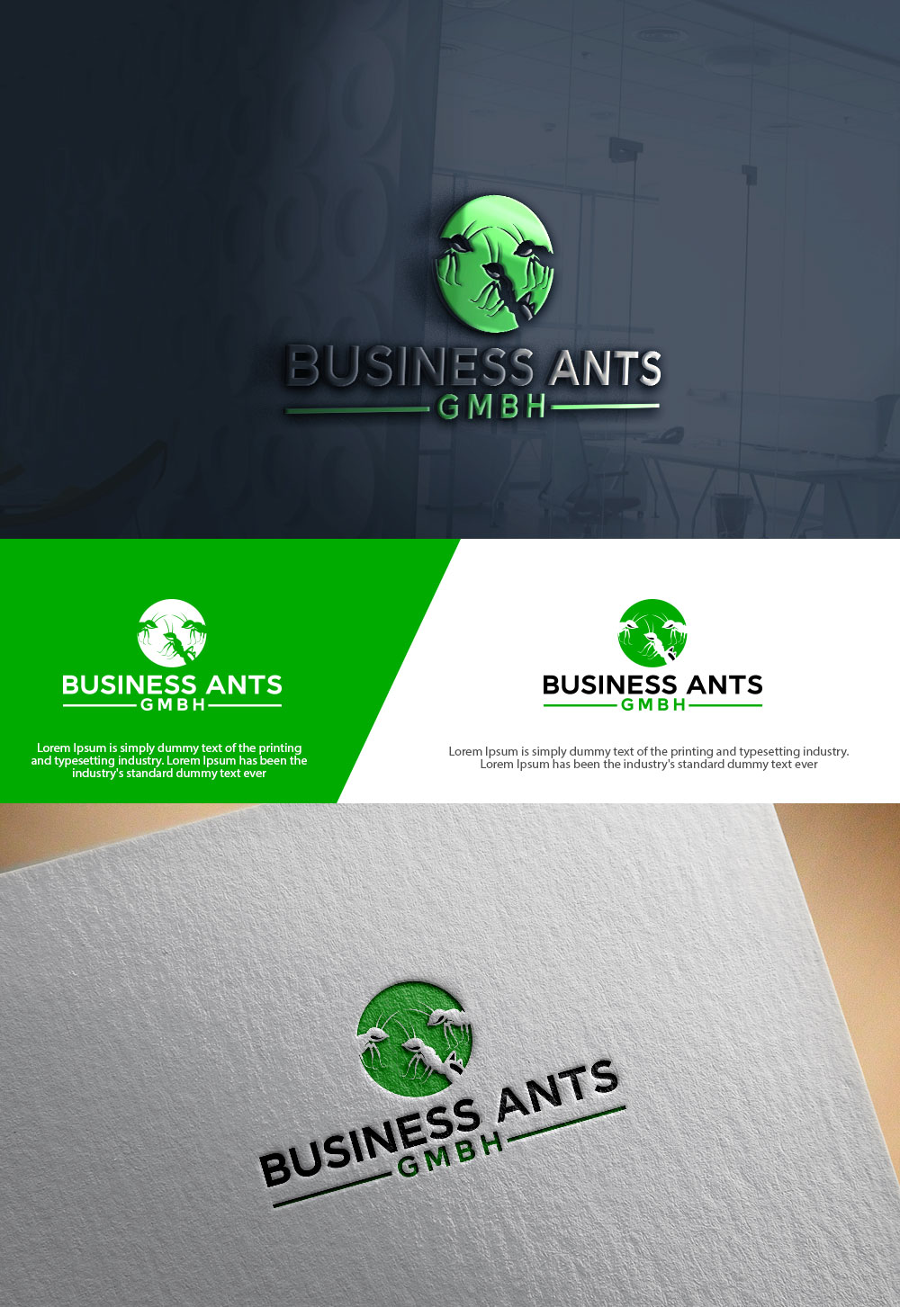 Logo Design by sulemani  creation for Business Ants GmbH | Design #33892334