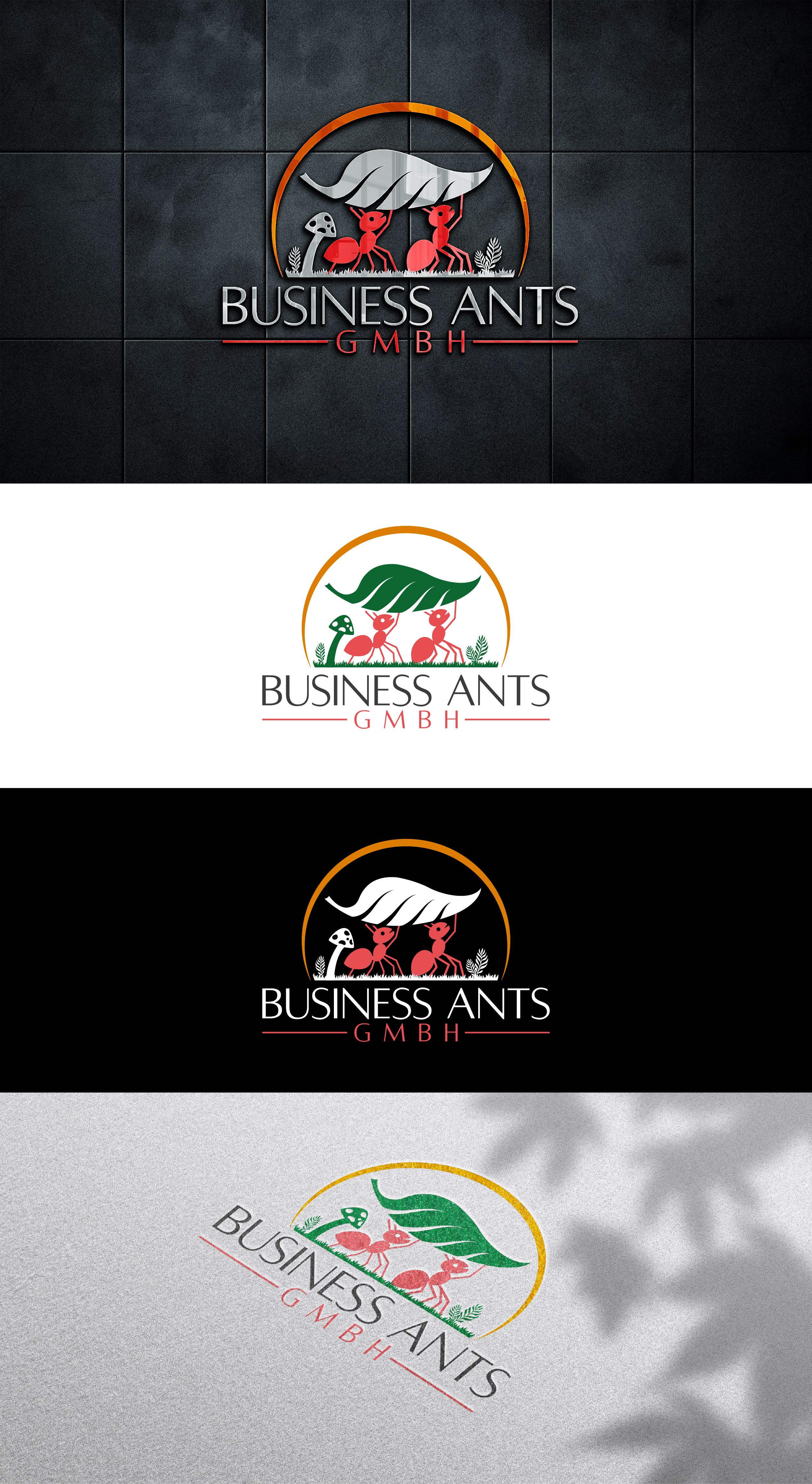Logo Design by PixelUP Graphics for Business Ants GmbH | Design #33888921
