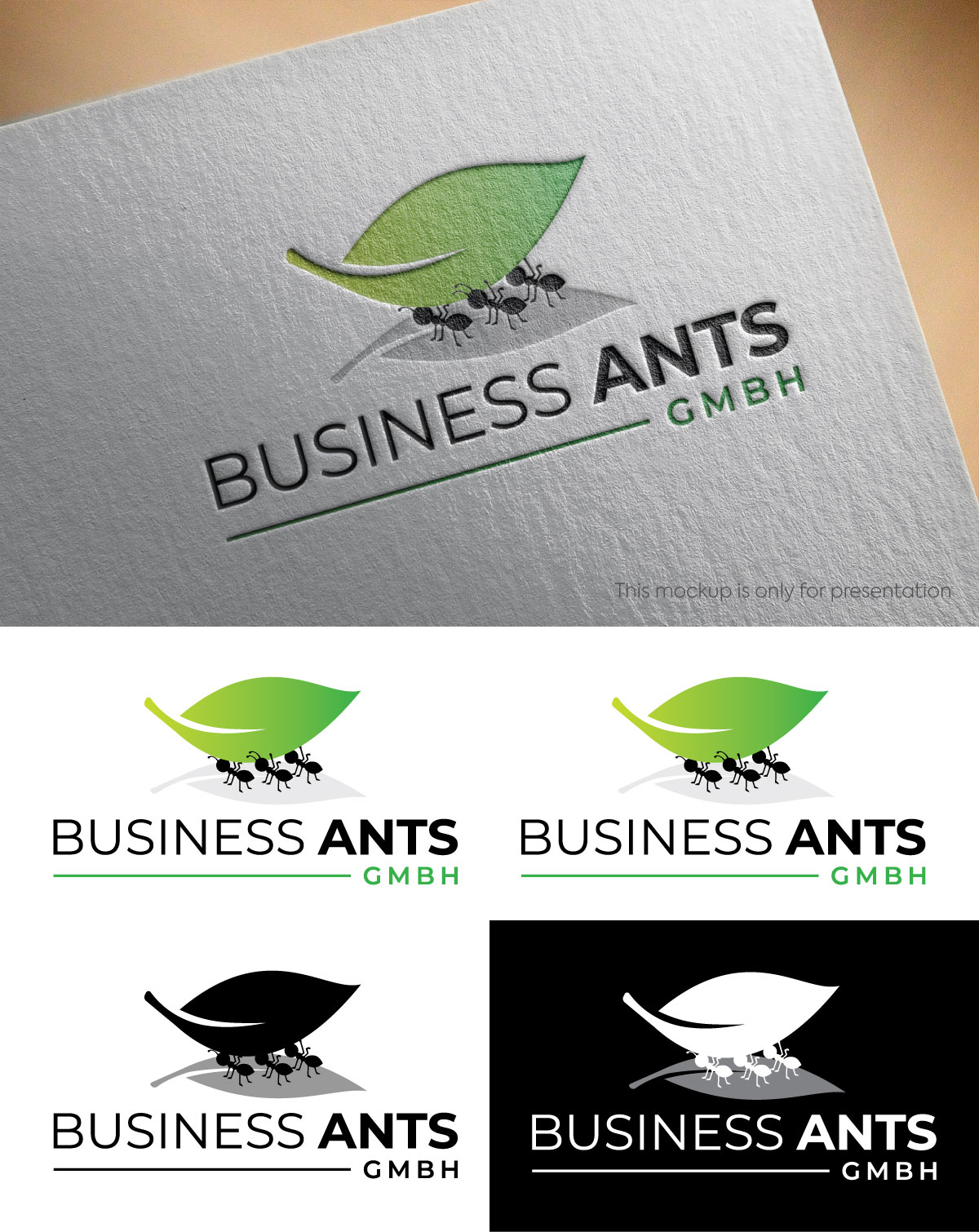 Logo Design by UN for Business Ants GmbH | Design #33888362