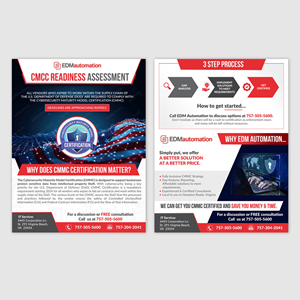 Flyer Design by DA. for EDM Automation | Design: #33891334