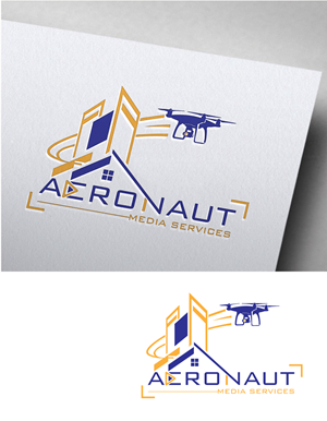 Logo Design by Om Namah Shivay for Aeronaut Media Services | Design: #33889419