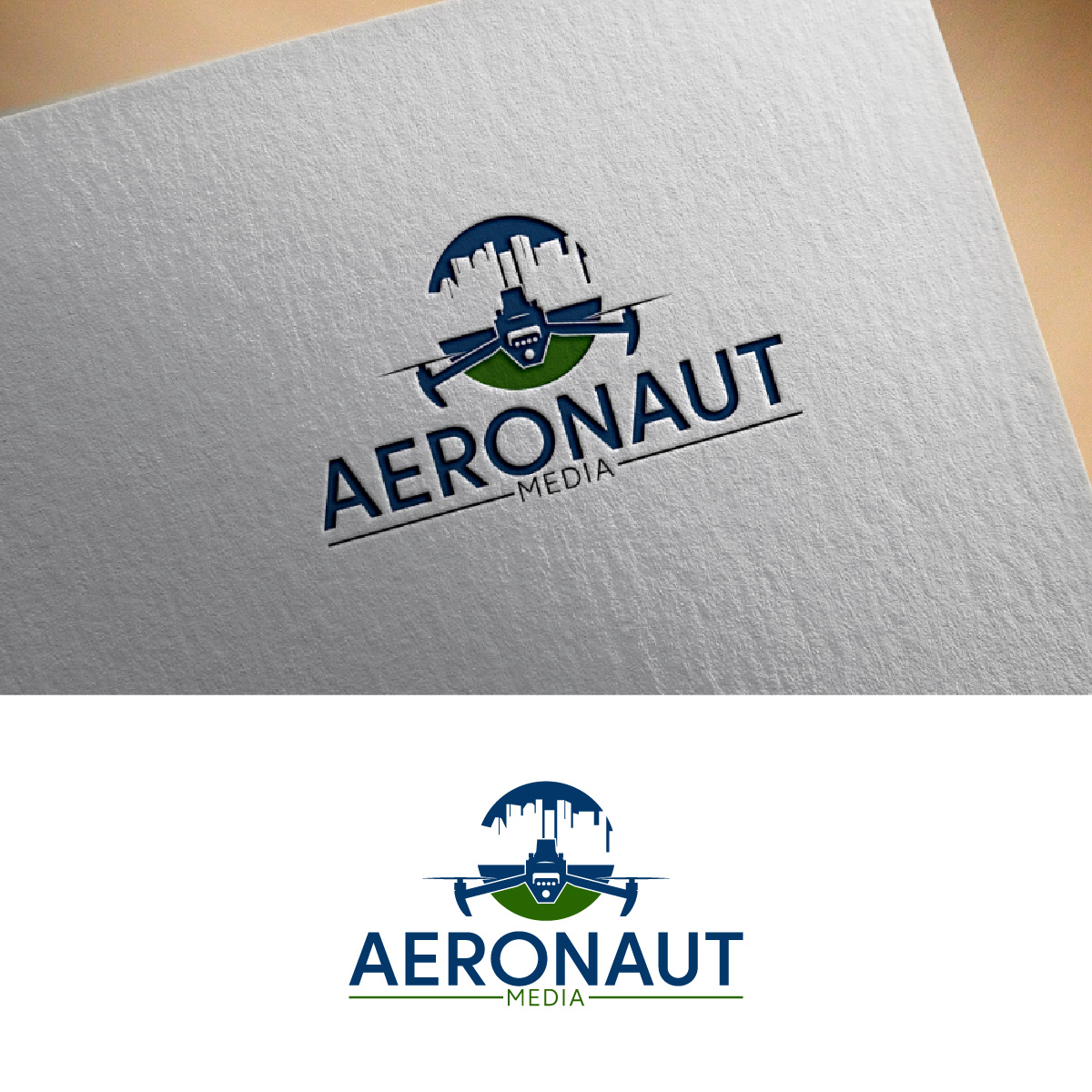 Diseño de Logo por Loknath para Aeronaut Media Services | Diseño #33887699