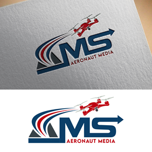 Logo Design by Loknath for Aeronaut Media Services | Design: #33887700