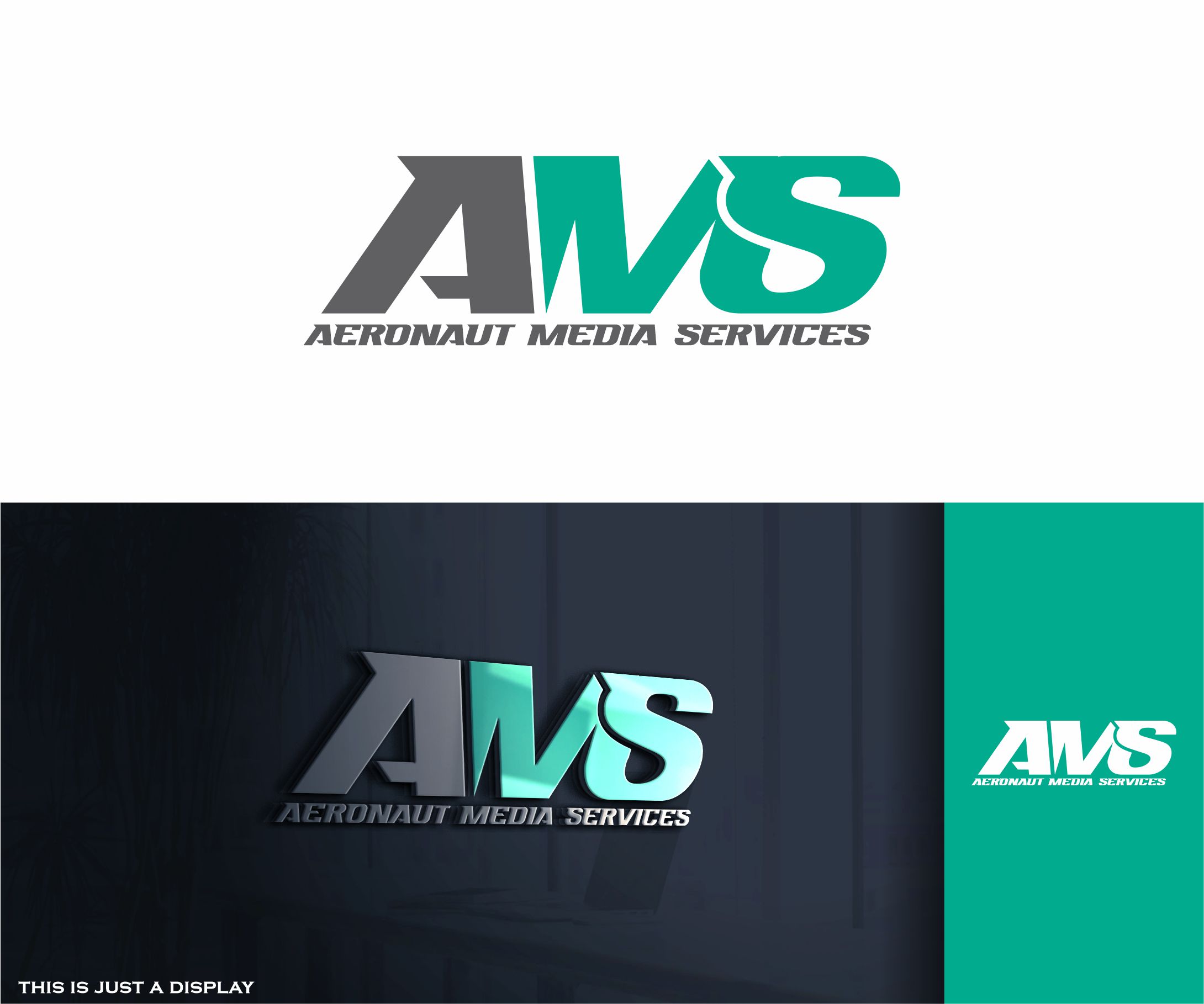 Logo Design by alkaline for Aeronaut Media Services | Design #33883578