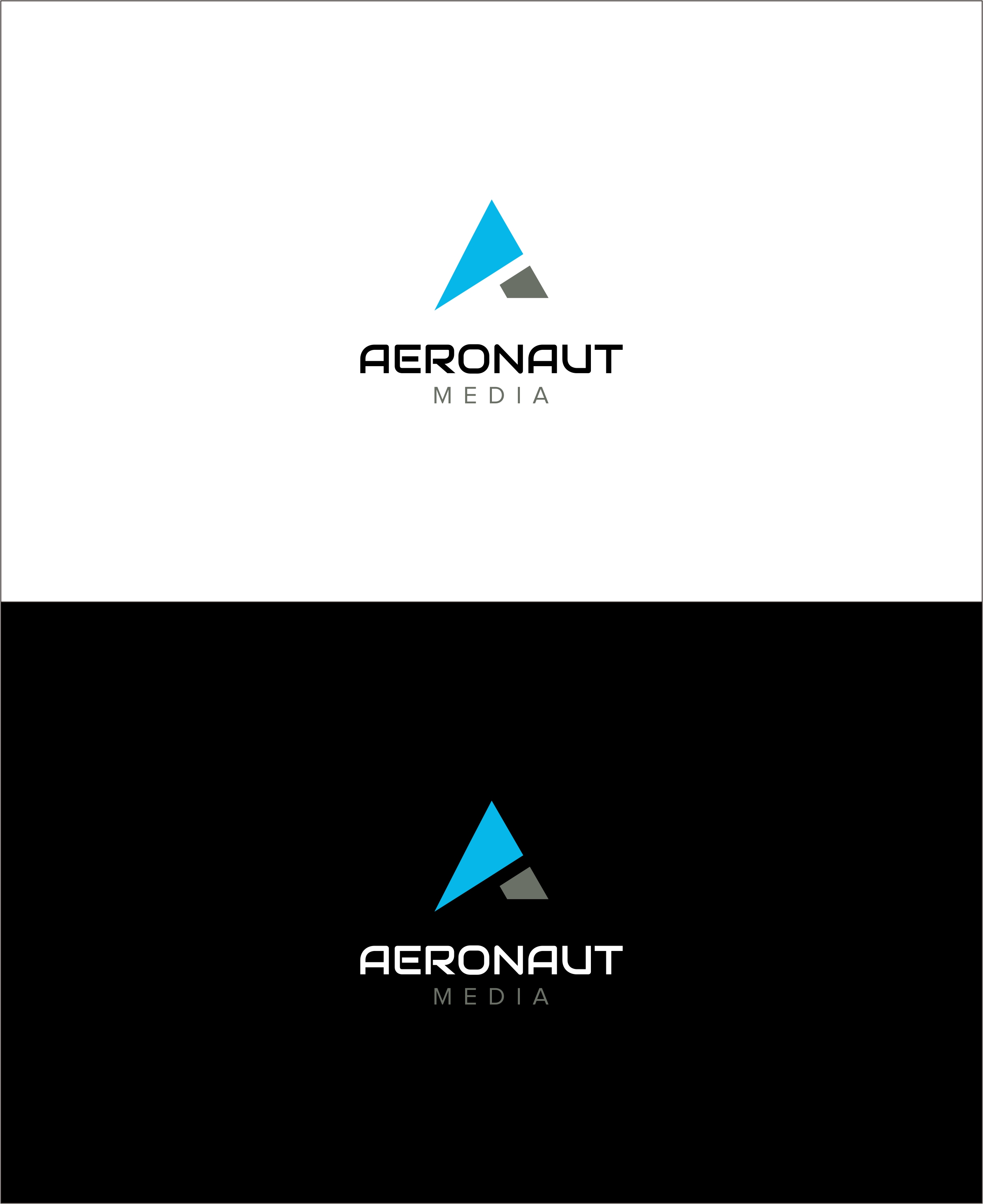 Logo Design by Student_art for Aeronaut Media Services | Design #33925567