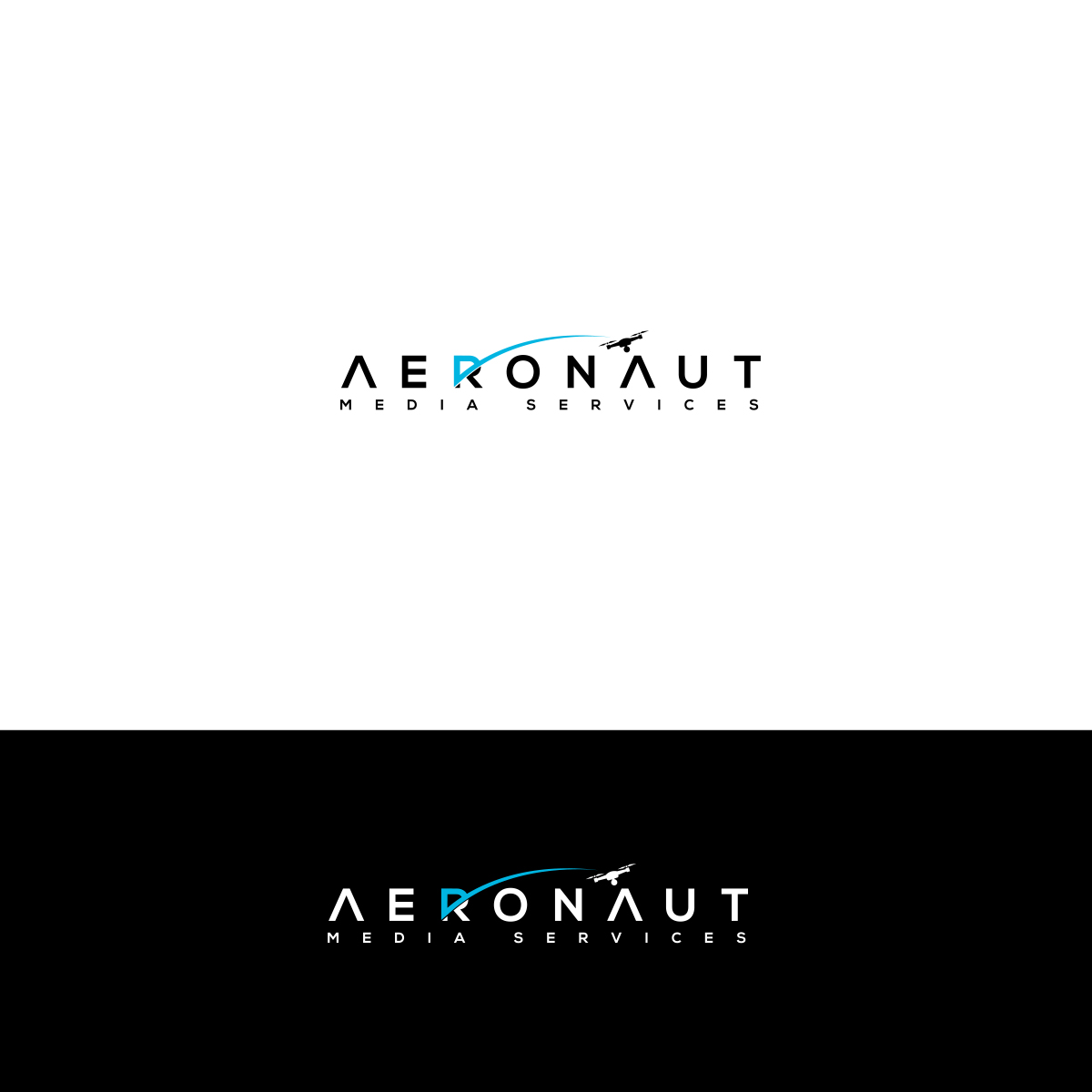 Logo Design by DesignSNW for Aeronaut Media Services | Design #33892193