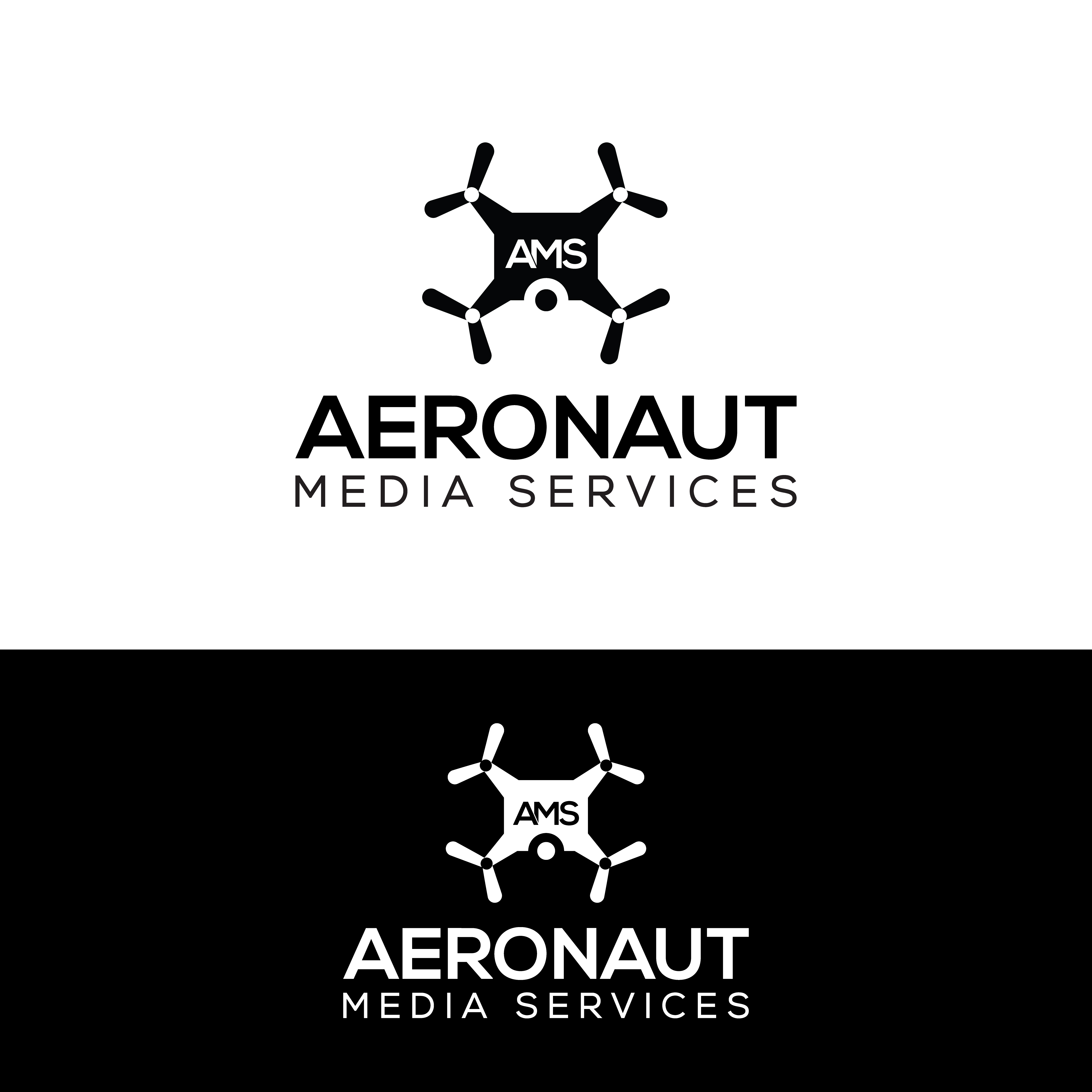 Logo Design by Jazakallah Khair for Aeronaut Media Services | Design #33926851