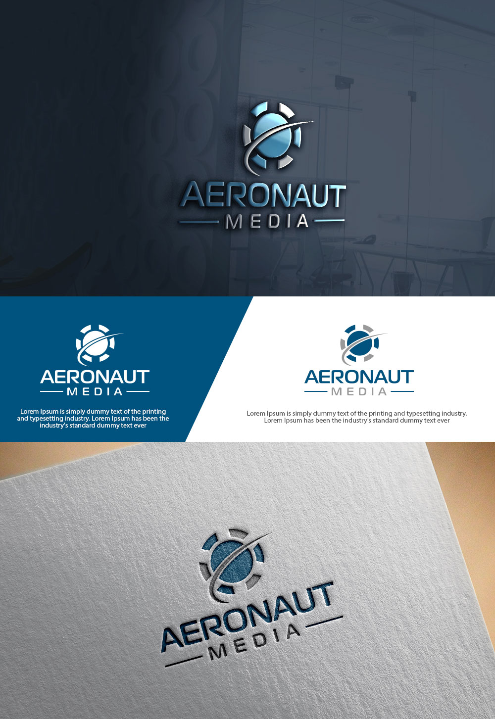 Logo Design by sulemani  creation for Aeronaut Media Services | Design #33887735