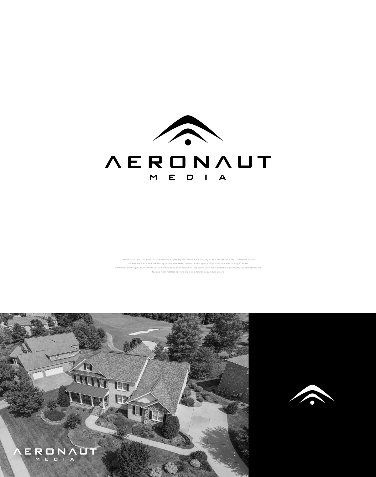 Logo Design by apik. for Aeronaut Media Services | Design #33884594