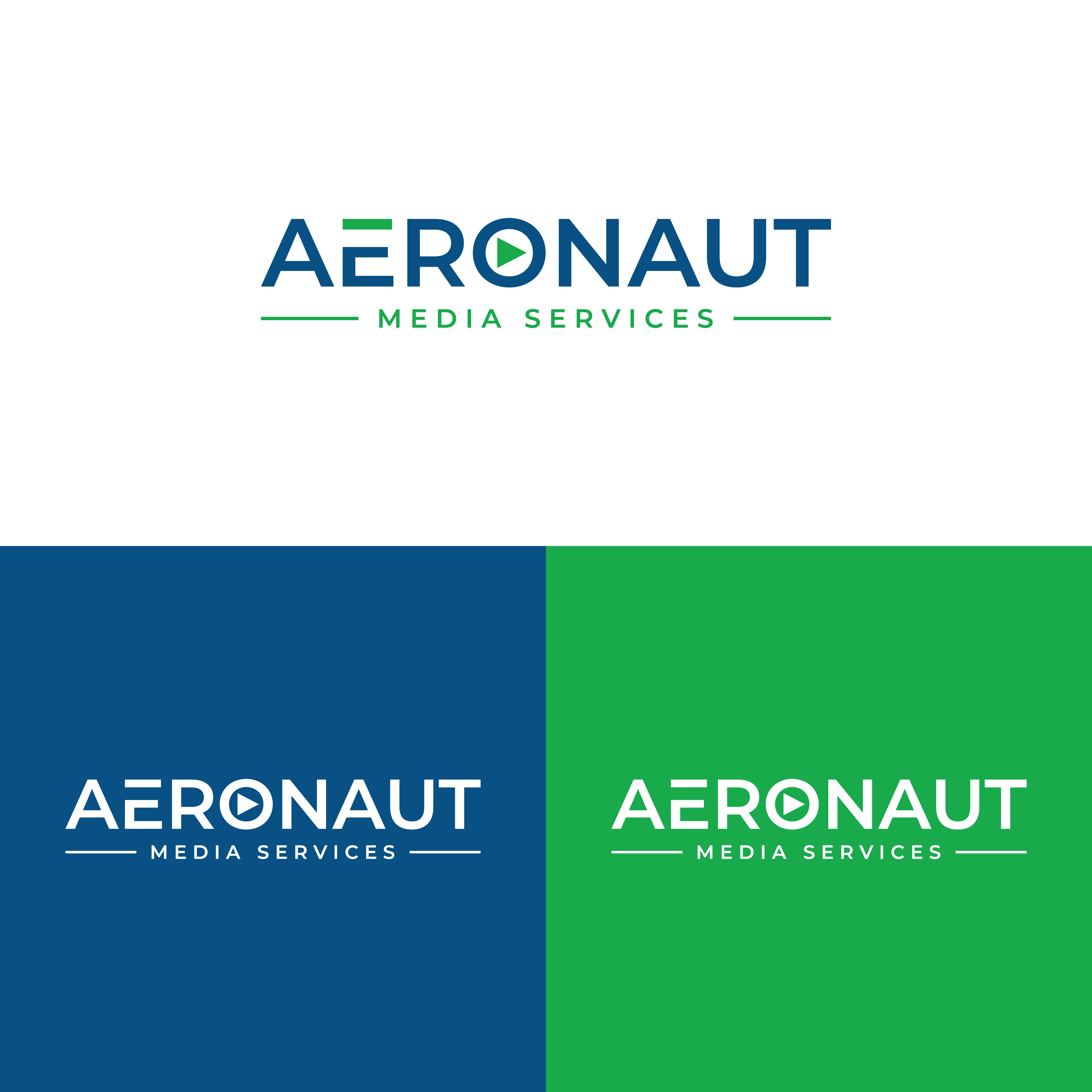 Logo Design by Jalal01 for Aeronaut Media Services | Design #33883459
