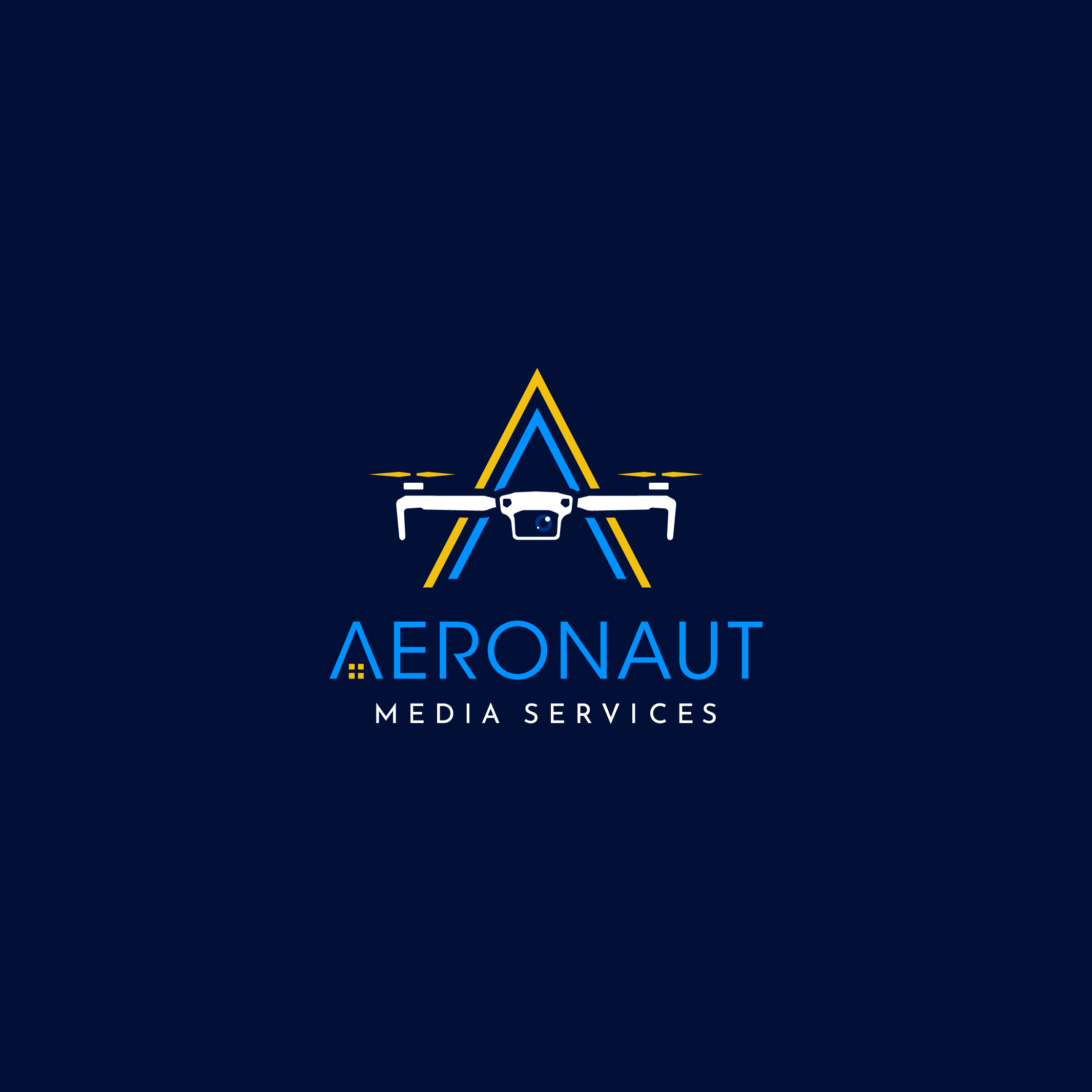 Diseño de Logo por LogoLabz para Aeronaut Media Services | Diseño #33884685