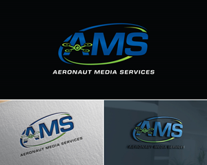 Logo Design by Atec for Aeronaut Media Services | Design: #33888764