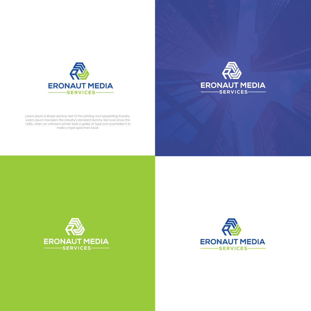 Logo Design by R.design for Aeronaut Media Services | Design #33891813