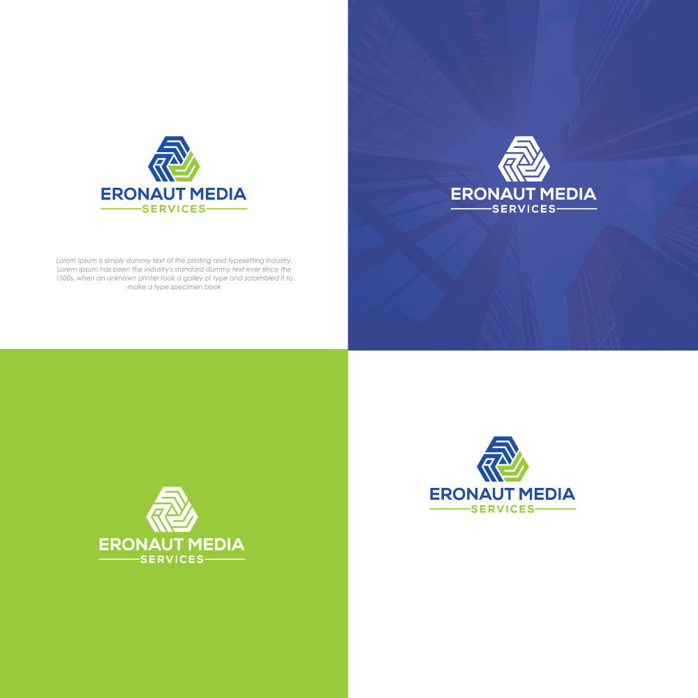 Logo Design by R.design for Aeronaut Media Services | Design #33891821
