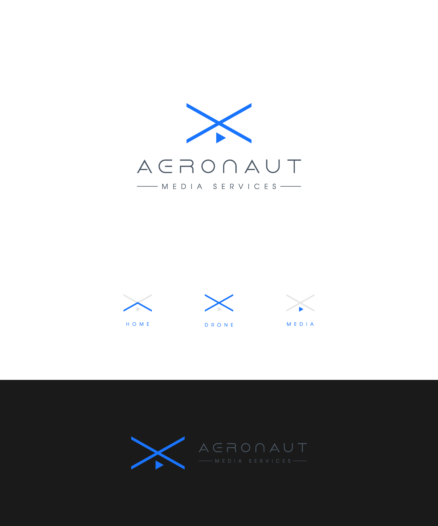 Logo-Design von Haja_H2 für Aeronaut Media Services | Design #33920791