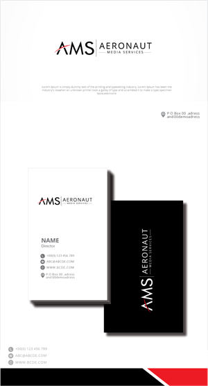 Logo Design by graphicevolution for Aeronaut Media Services | Design: #33886894