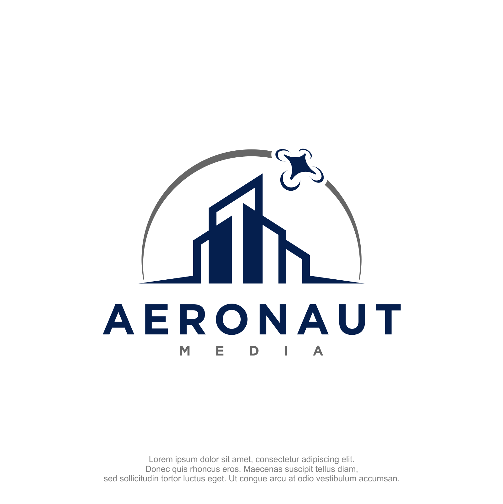 Logo Design by M.Syaiful Huda for Aeronaut Media Services | Design #33883719