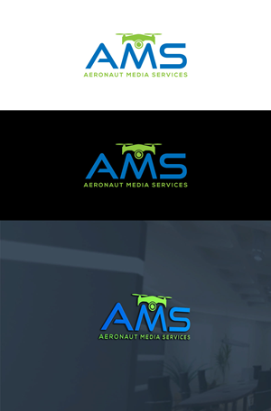 Logo Design by flora.c design for Aeronaut Media Services | Design: #33894011