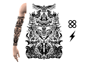 Diseño de Tatuaje por Slant Line Media