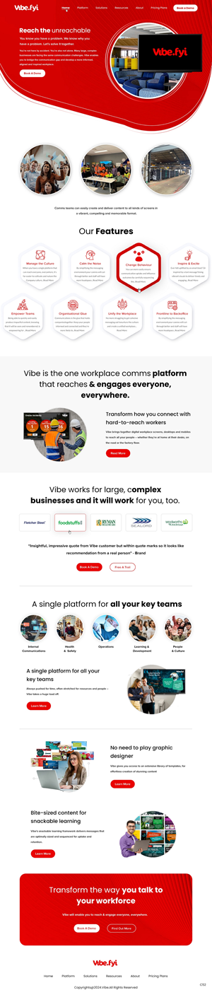 Web Design by pb for Vibe.fyi Limited | Design: #33896622