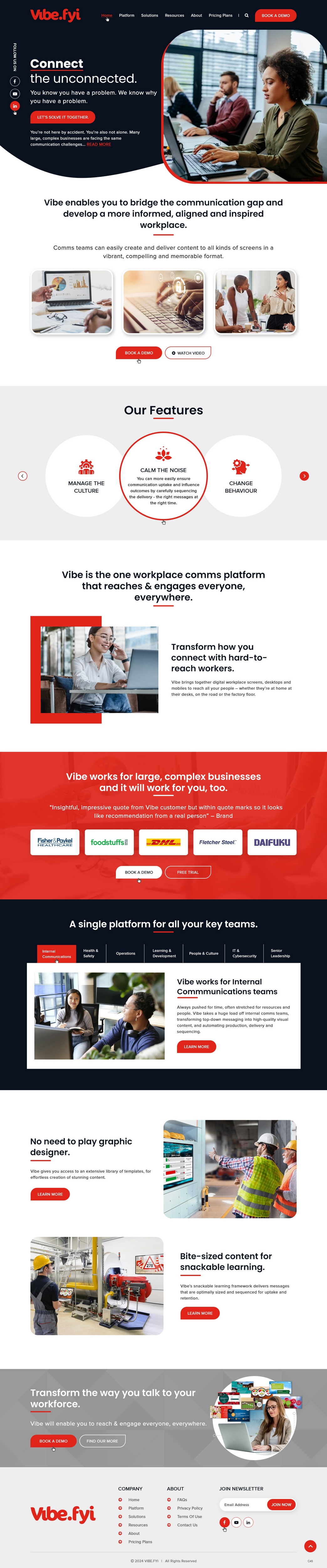 Web Design by pb for Vibe.fyi Limited | Design #33896623