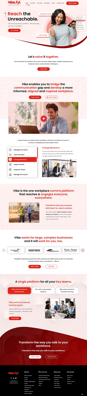 Web-Design von pb für Vibe.fyi Limited | Design: #33896624