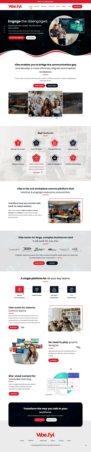 Web Design by pb for Vibe.fyi Limited | Design: #33896625