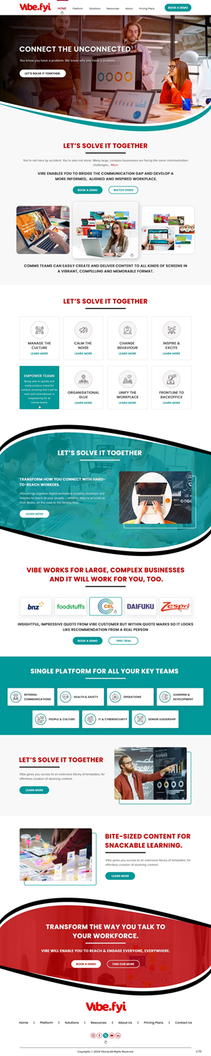 Diseño Web por pb para Vibe.fyi Limited | Diseño #33904072