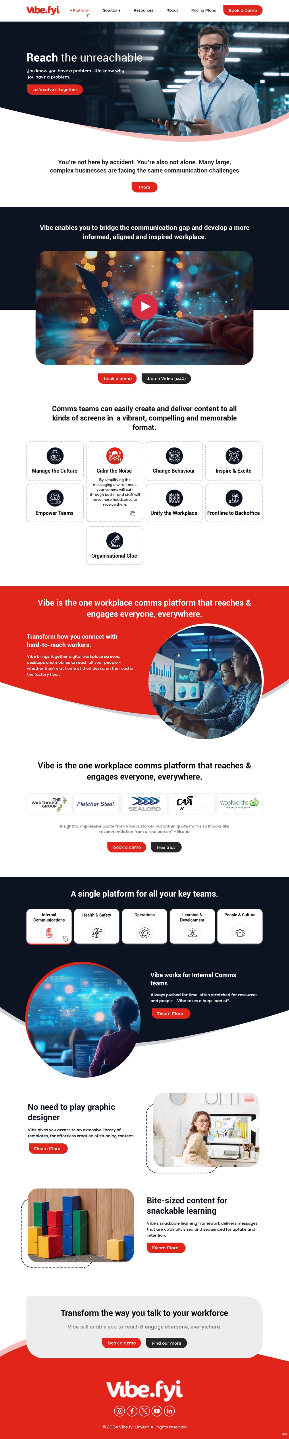 Web Design by pb for Vibe.fyi Limited | Design #33904075