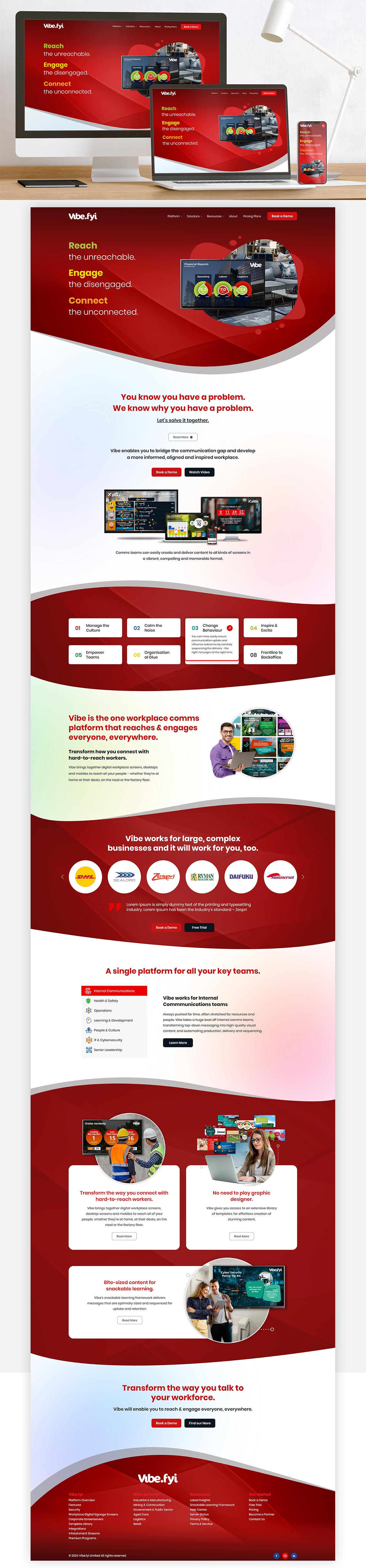 Web Design by Ved Web Services for Vibe.fyi Limited | Design #33901494