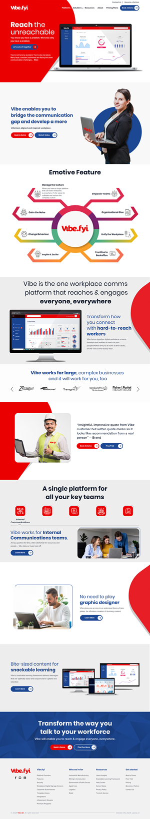 Web Design by sai.designer87 for Vibe.fyi Limited | Design: #33902617