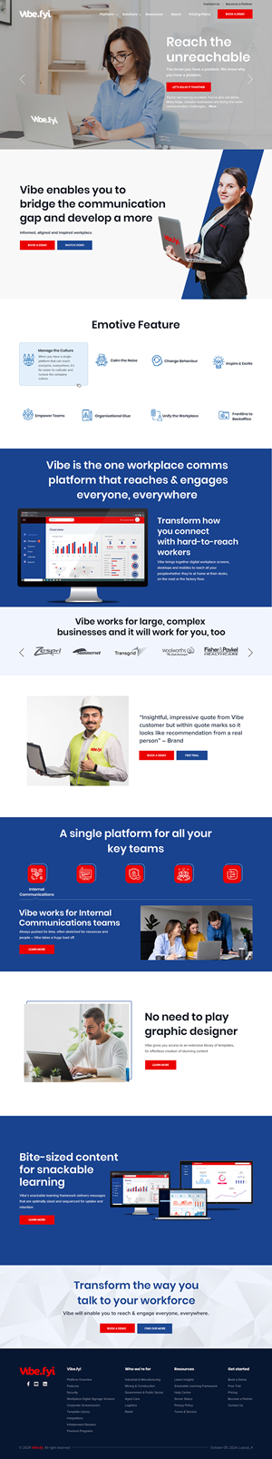 Web Design by sai.designer87 for Vibe.fyi Limited | Design: #33902619