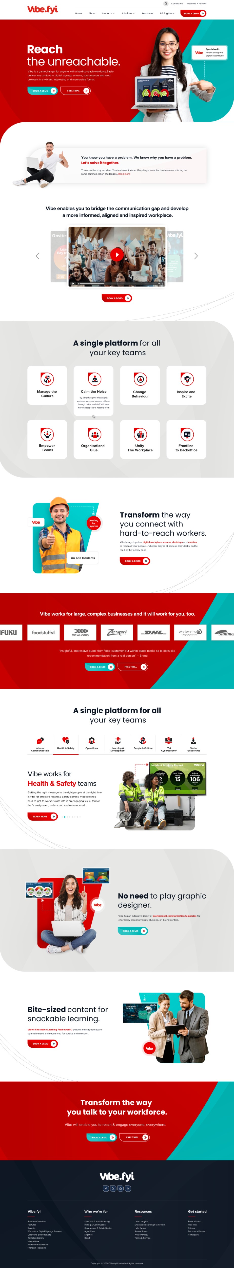 Web Design by Reimagine for Vibe.fyi Limited | Design #33910489