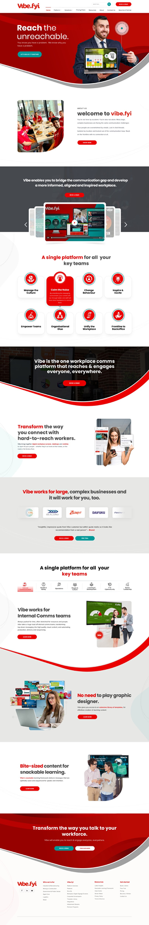Web-Design von Reimagine für Vibe.fyi Limited | Design: #33910499