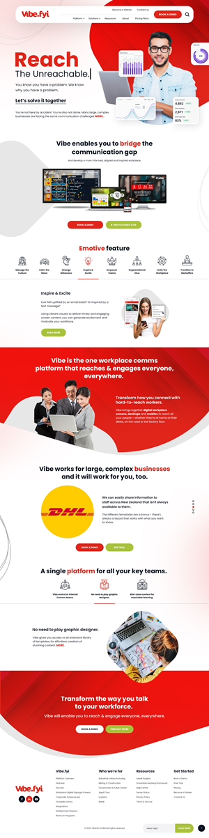Web-Design von nzdesigners für Vibe.fyi Limited | Design: #33908918