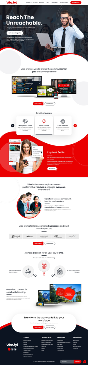 Web-Design von nzdesigners für Vibe.fyi Limited | Design: #33908958