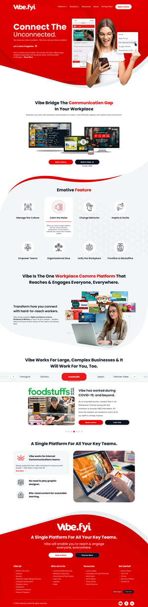 Web-Design von nzdesigners für Vibe.fyi Limited | Design: #33908959