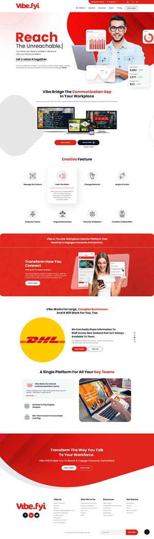 Web Design by nzdesigners for Vibe.fyi Limited | Design: #34040410