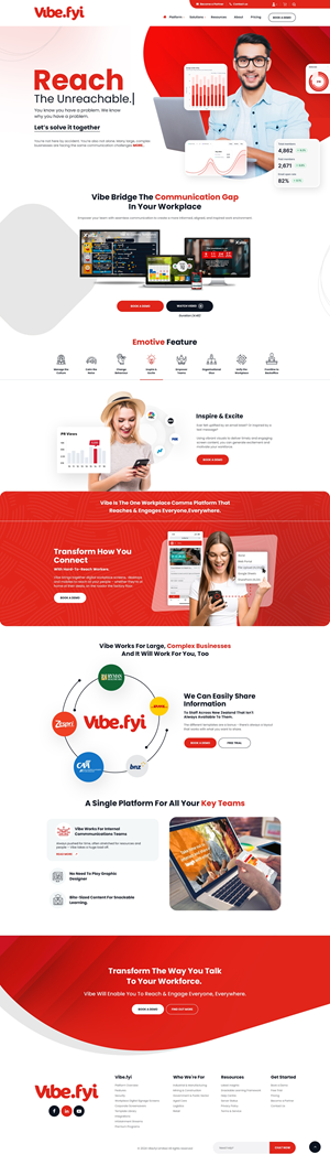 Web Design by nzdesigners for Vibe.fyi Limited | Design: #34040411