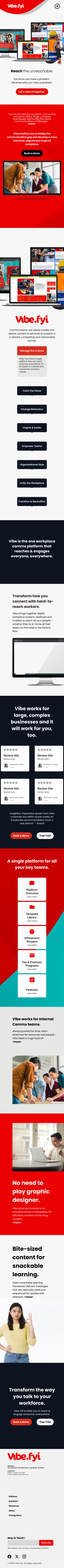 Web Design by Taufik H for Vibe.fyi Limited | Design: #33910012